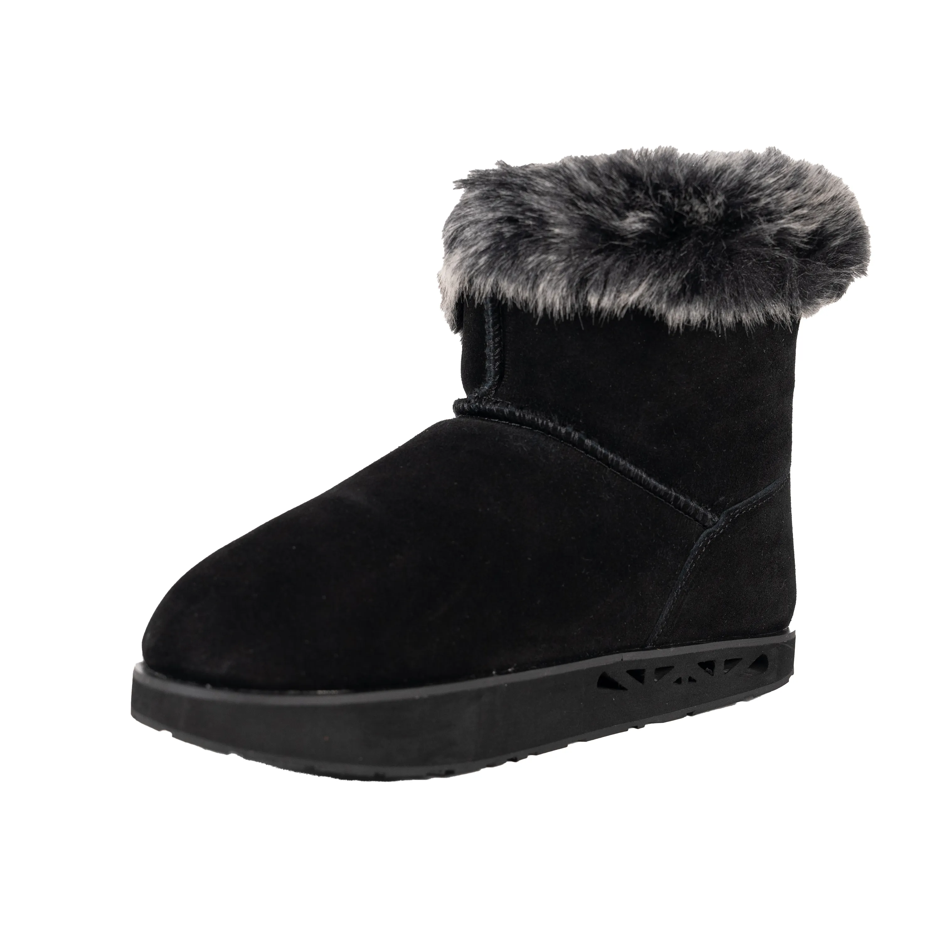 Ella Suede Boot With Fur - Women's