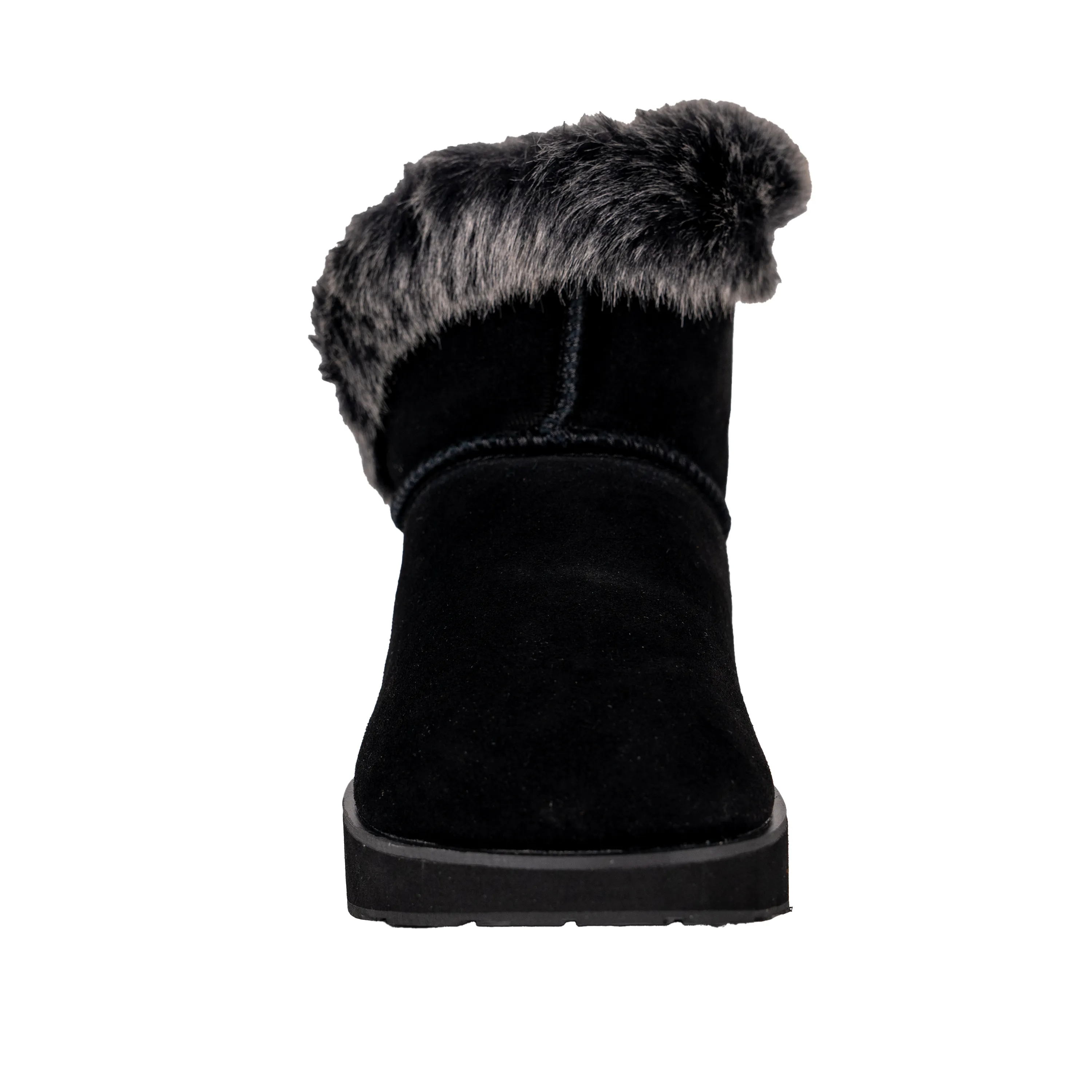 Ella Suede Boot With Fur - Women's