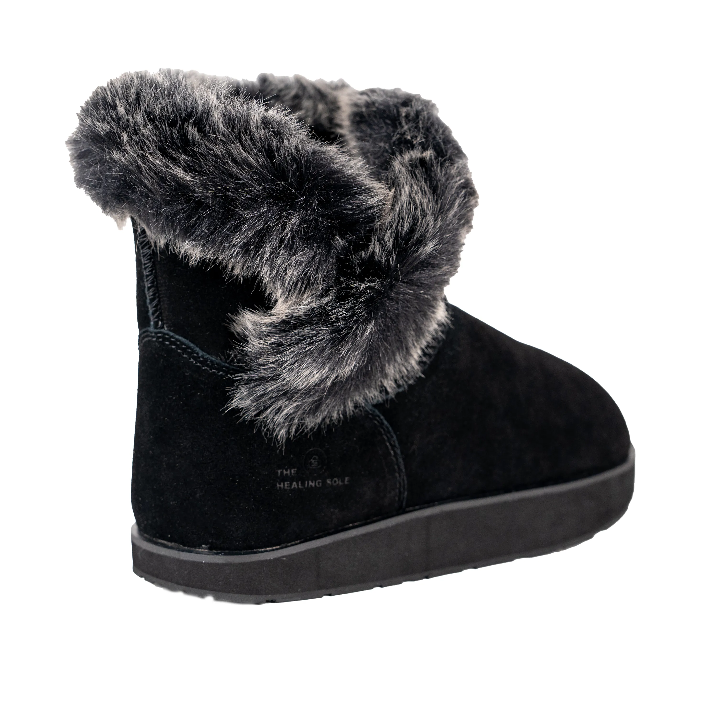 Ella Suede Boot With Fur - Women's