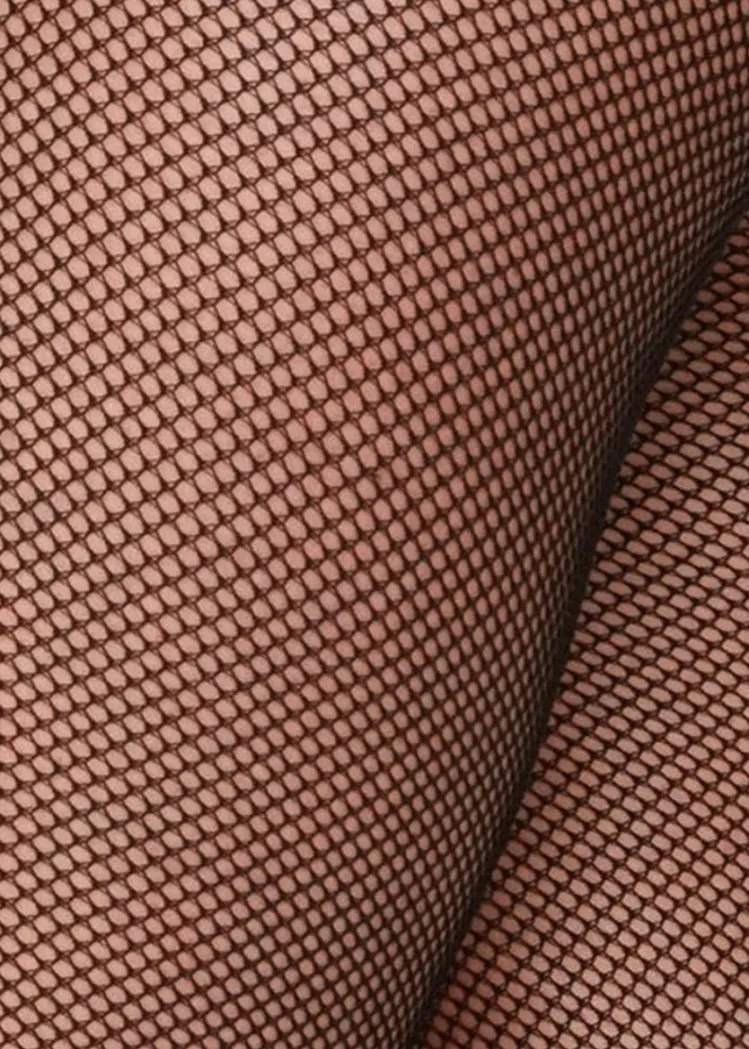 Elvira Net Tights in Black