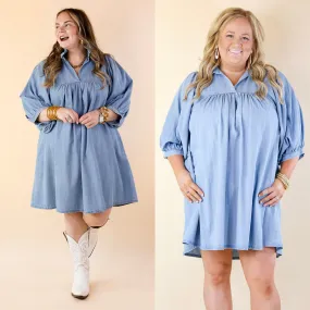 Emily McCarthy | Stella Dress in Denim