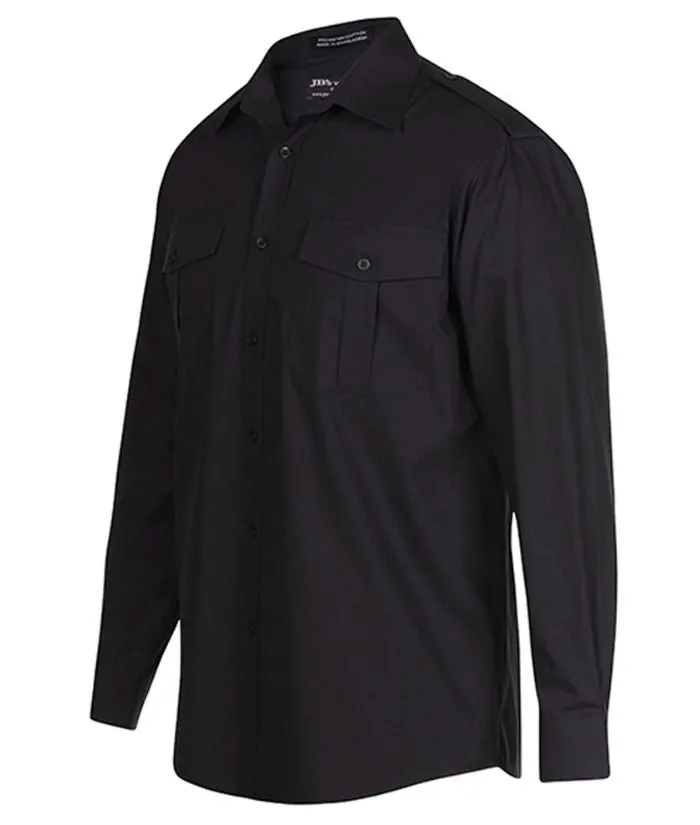 Epaulette Shirt Long Sleeve