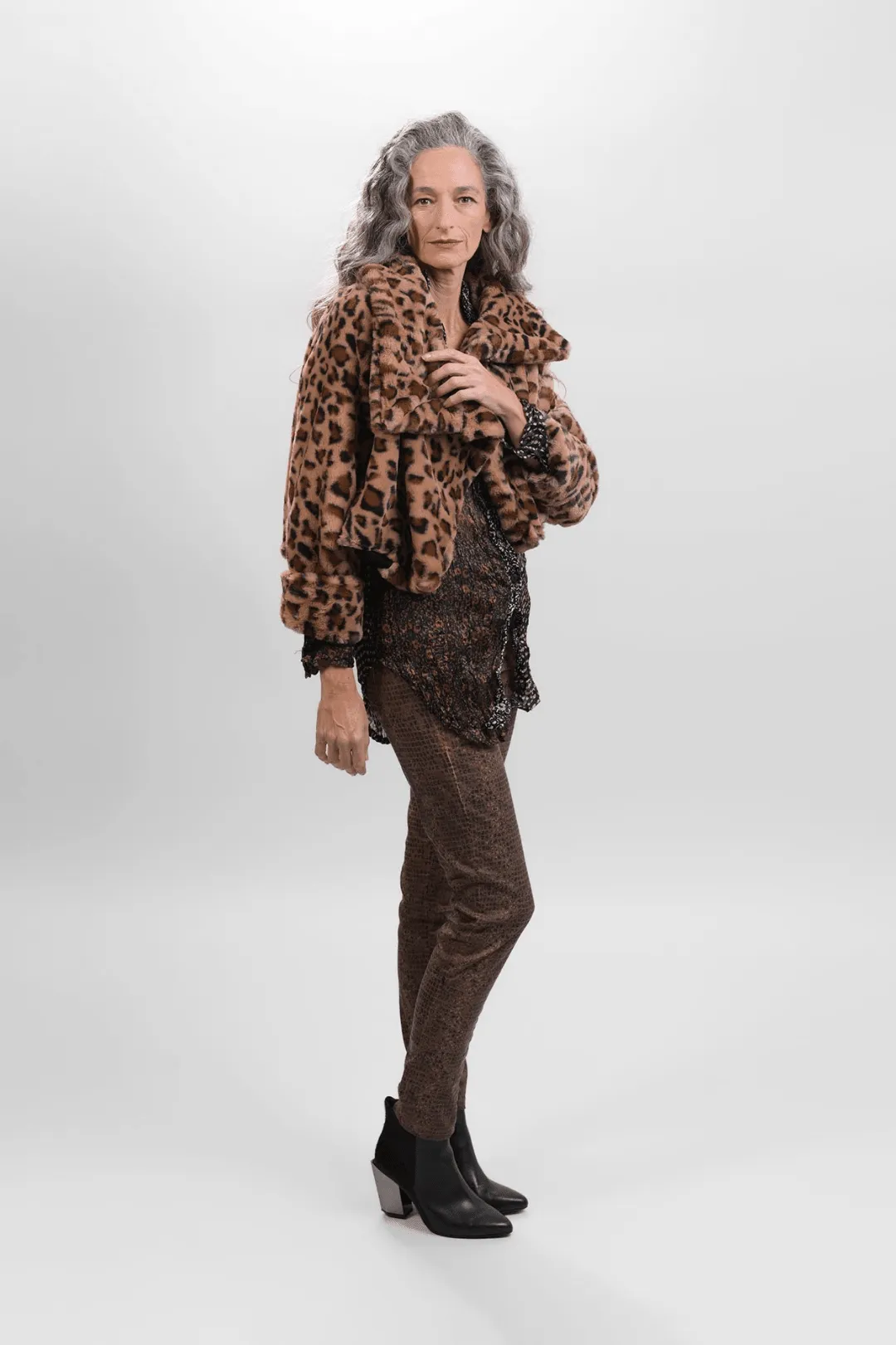 Etosha Crop Jacket, Cheetah