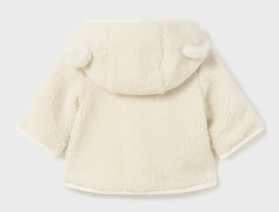 Faux Wool Baby Coat - Cotton