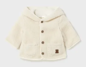 Faux Wool Baby Coat - Cotton