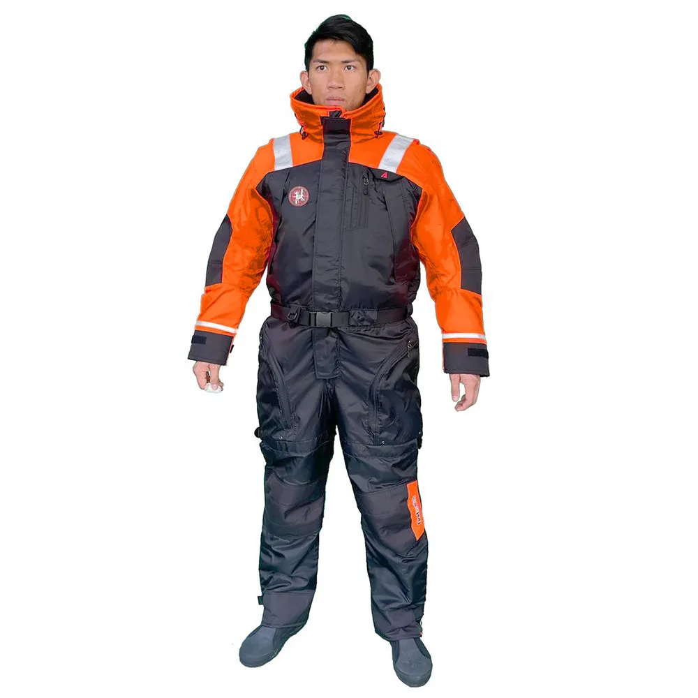 First Watch Anti-Exposure Suit Hi-Vis - Orange/Black - XXL [AS-1100-OB-2XL]