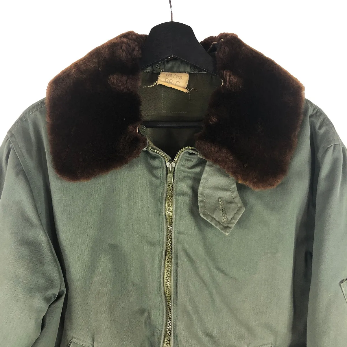 French AIr Force "B-15" Flight Jacket w/ Removable Fur Collar