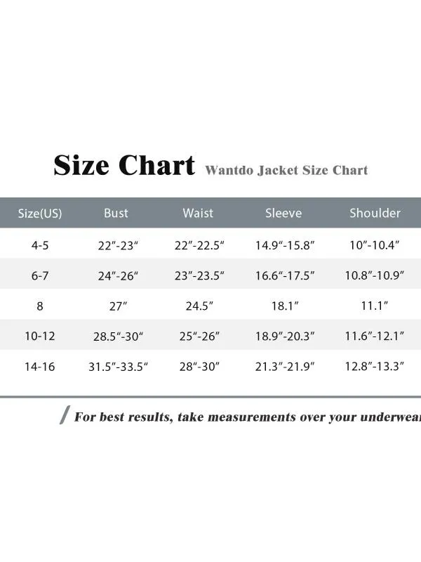 Girls' Waterproof Ski Jacket Insulated Snowboarding Jackets Winter Snow Coat