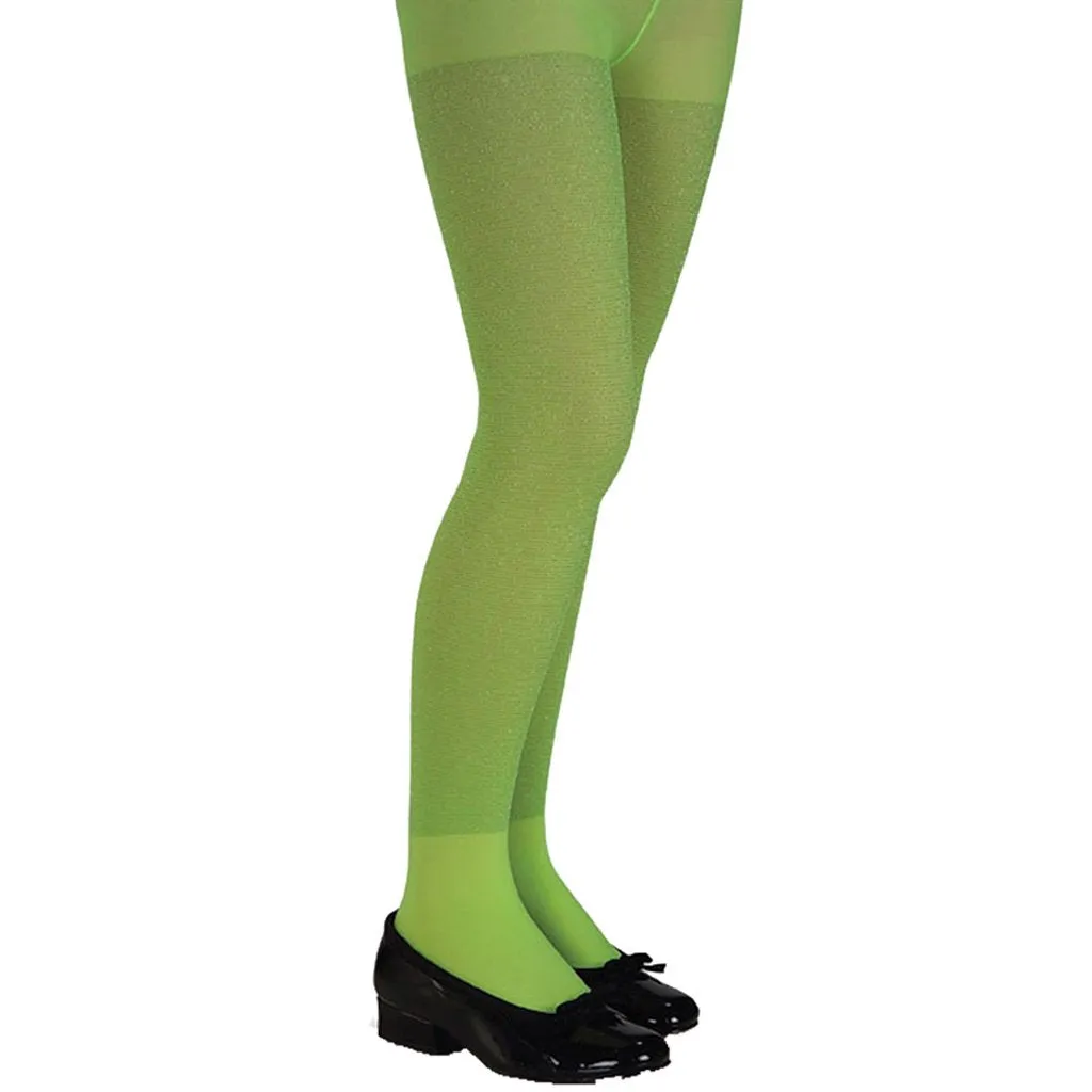 Glitter Lime Tights