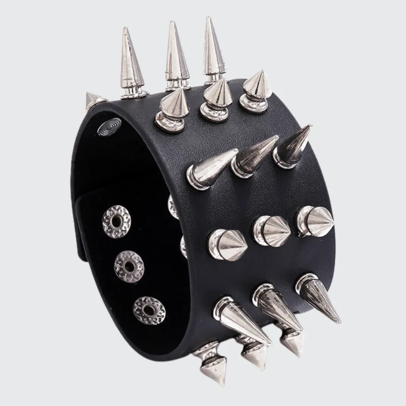 Gothic Bracelet Spiked