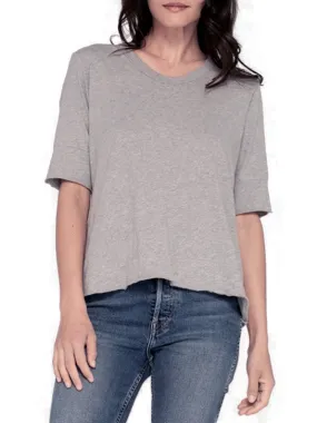 Grey Round Neck T Shirt