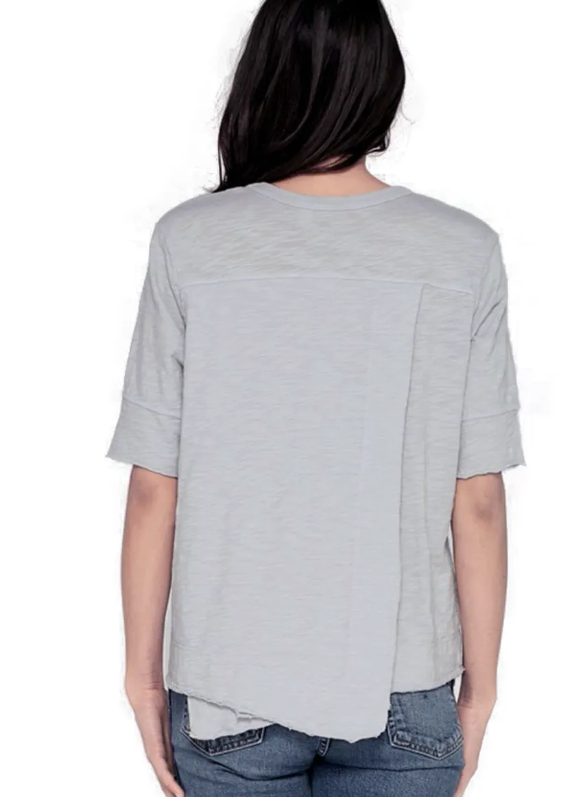 Grey Round Neck T Shirt