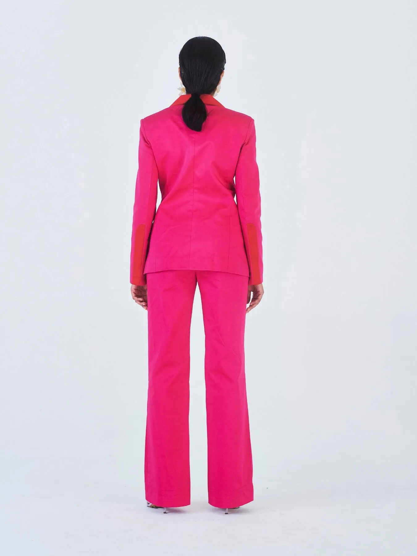 Gulbahar Trouser Suit, Hot Pink