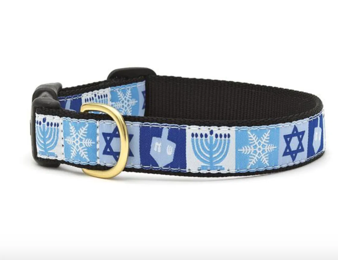 Hanukkah Dog Collar