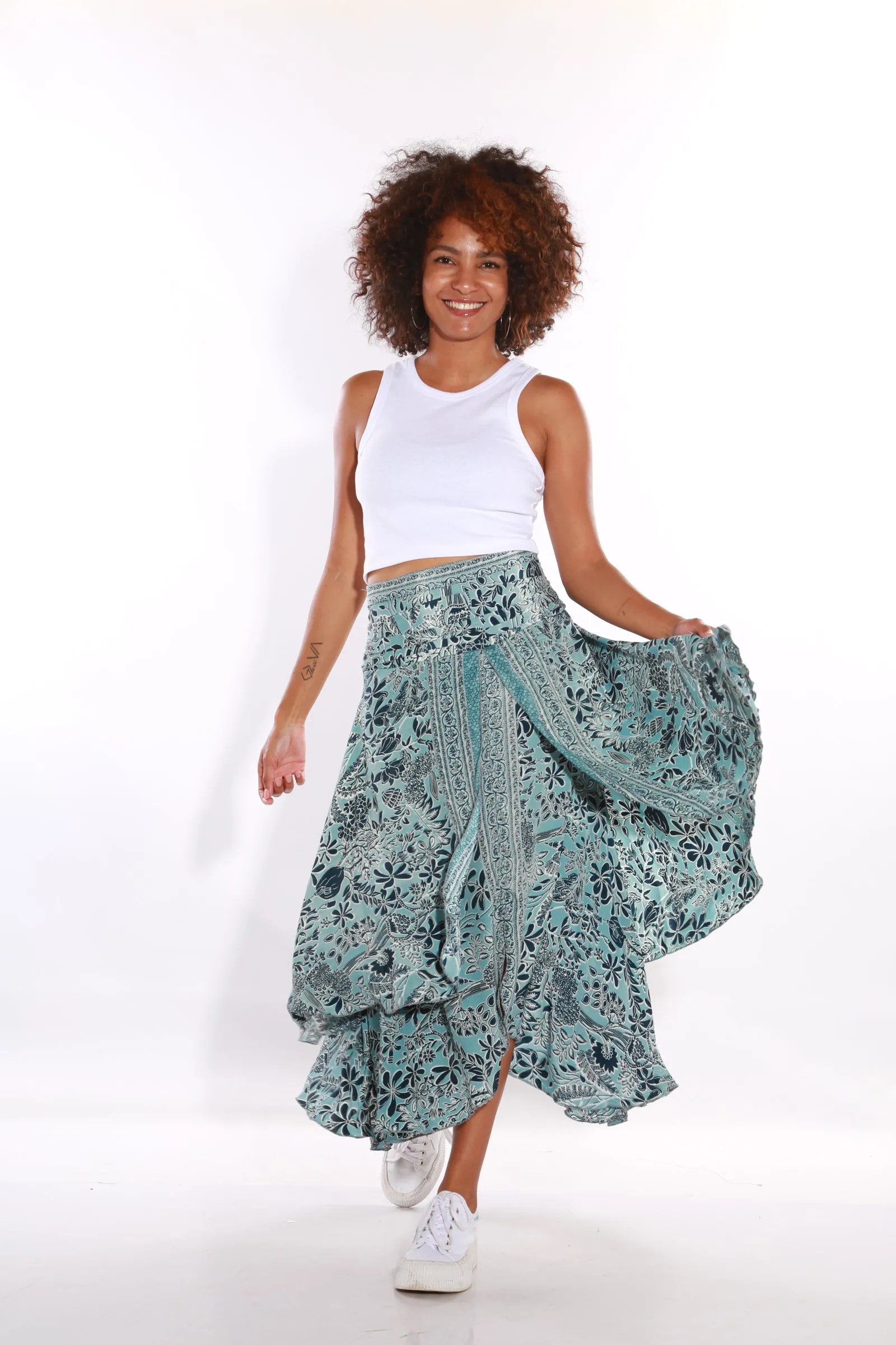 Happy Boho midi skirt - Capri