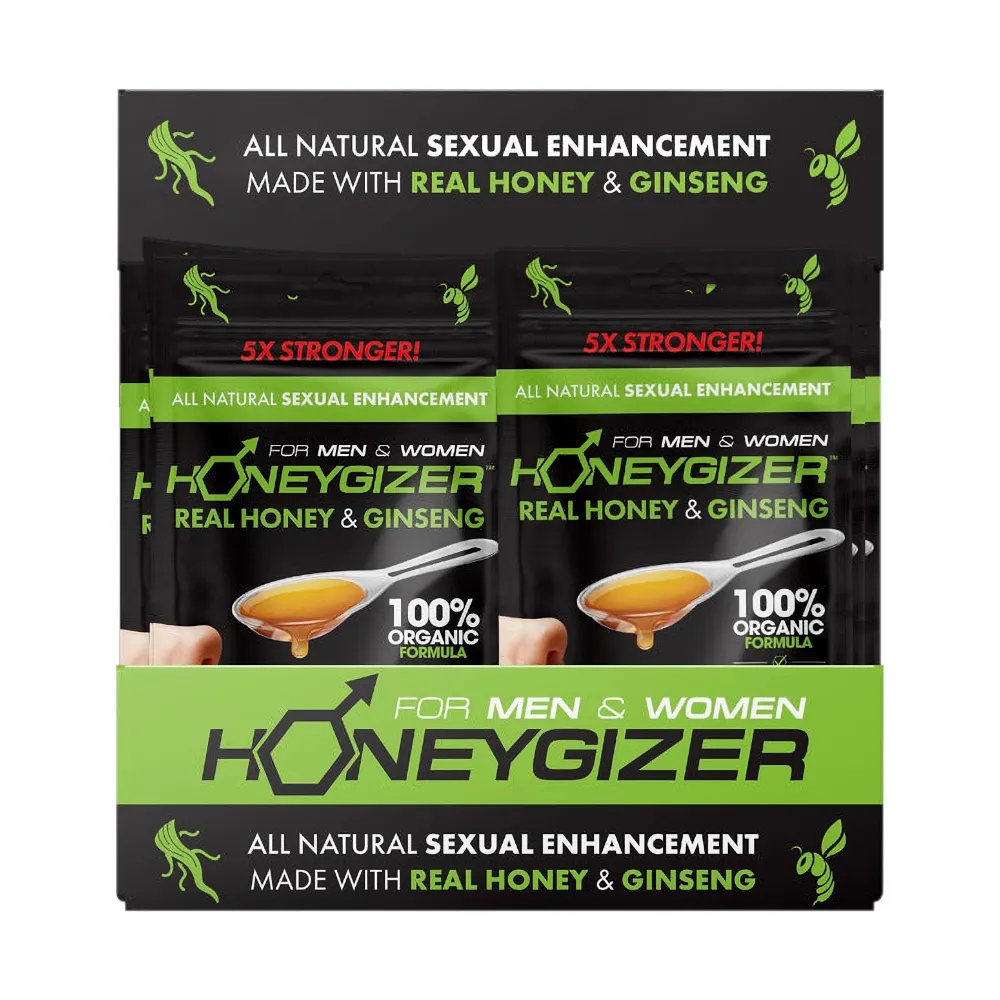 HONEYGIZER Male Sexual Enhancement- Real Honey & Ginseng (1 Spoon)