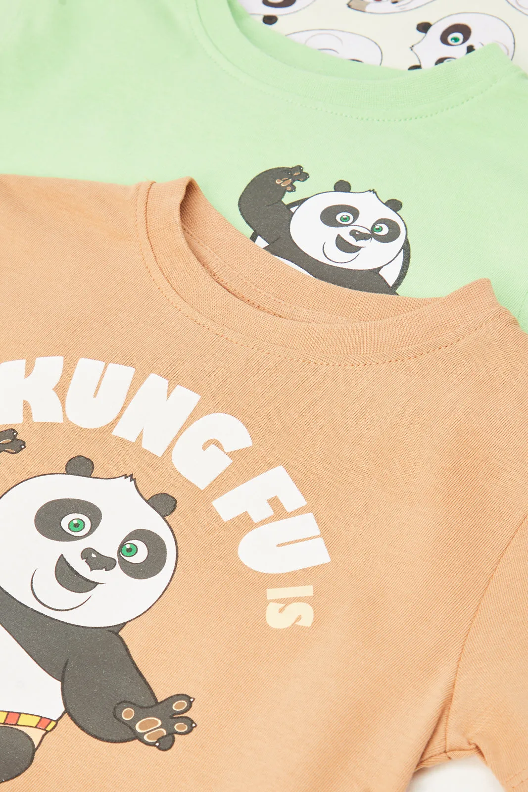 Infant Boys Assorted Kungfu Panda T-Shirt Set (Pack Of 3)