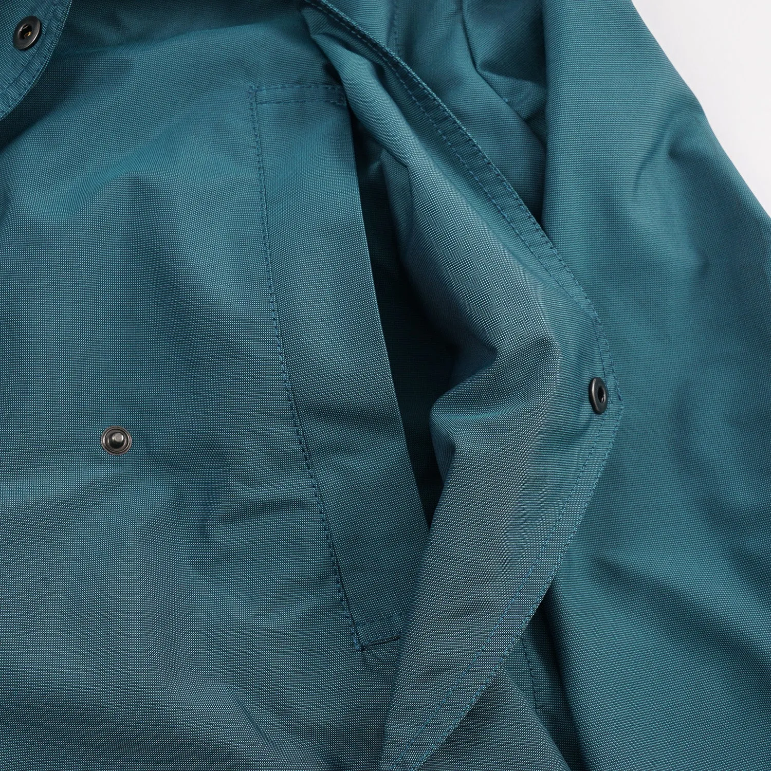 Isaia 'Aqua Canvas' Hooded Parka