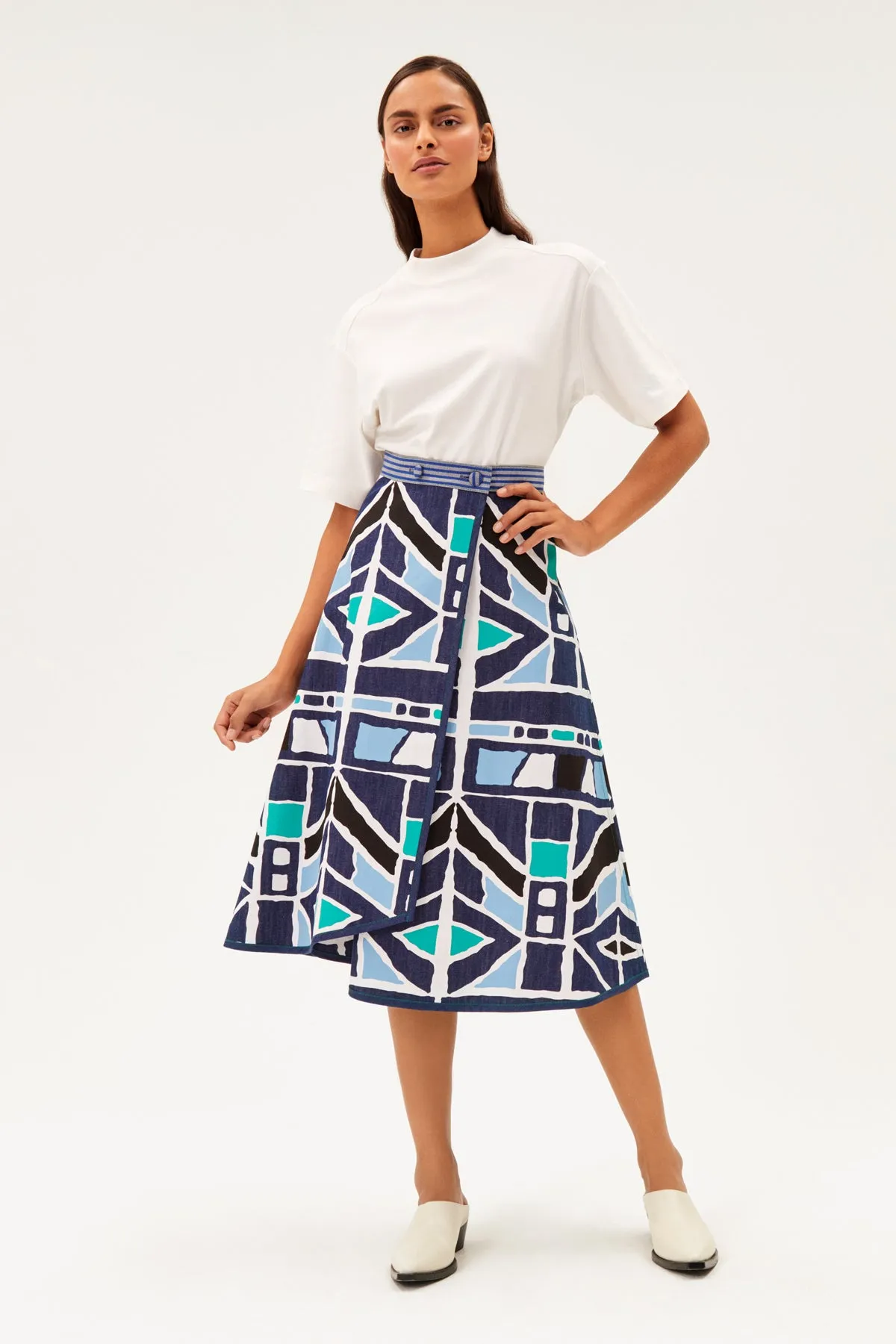 Kilimi Reversible Wrap Skirt Eloni