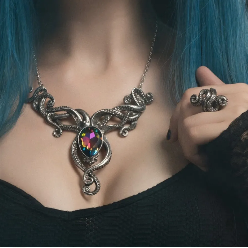 Kraken Giant Squid/Octopus Necklace by Alchemy Gothic