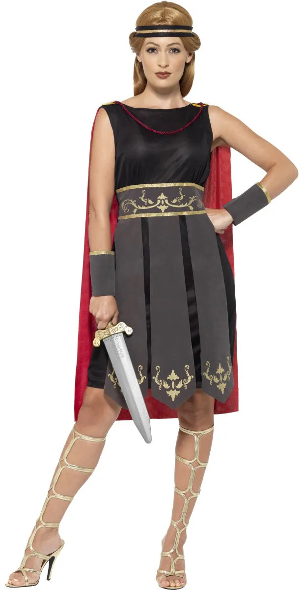 Ladies Roman Warrior Ancient Greek Gladiator Costume