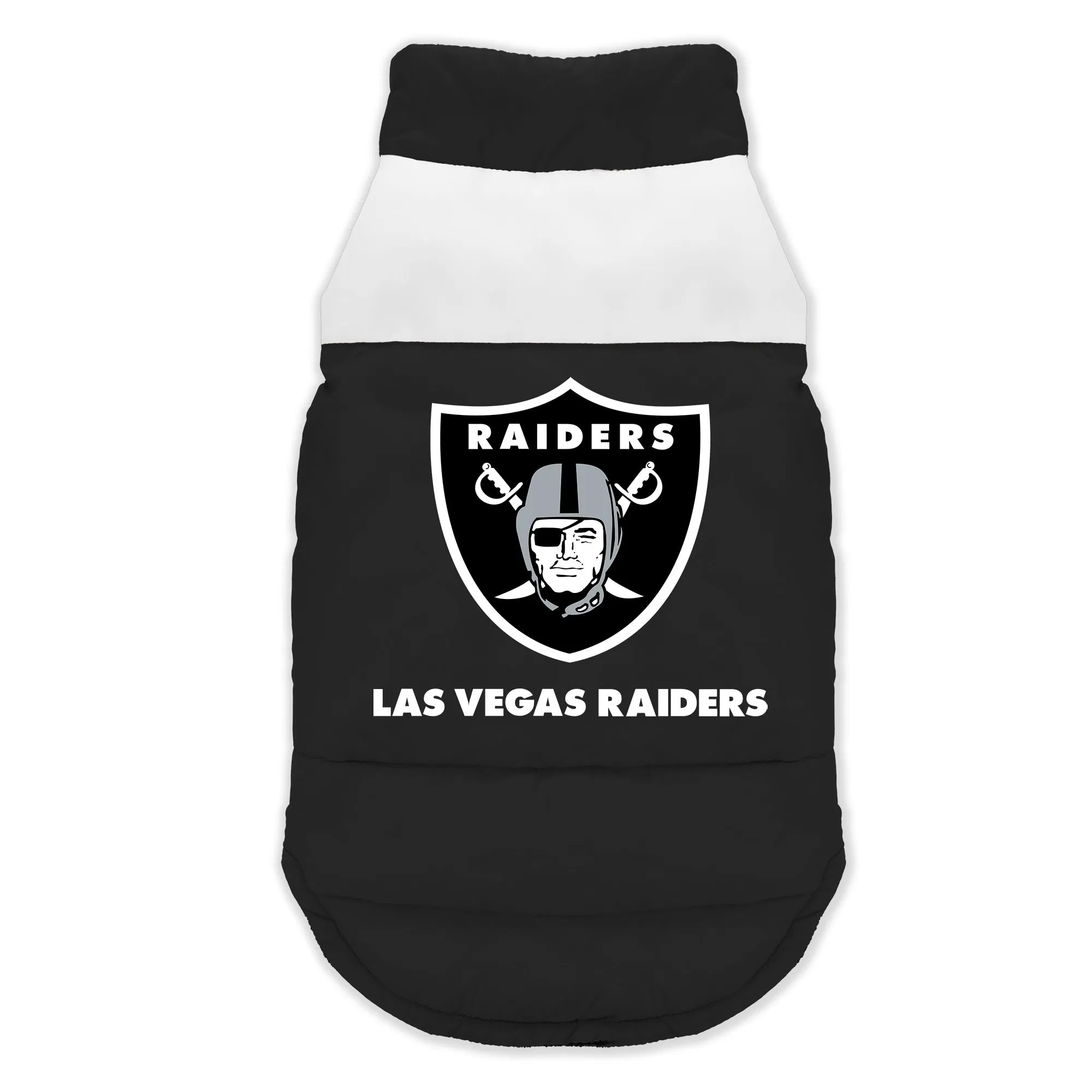 Las Vegas Raiders Pet Parka Puff Vest