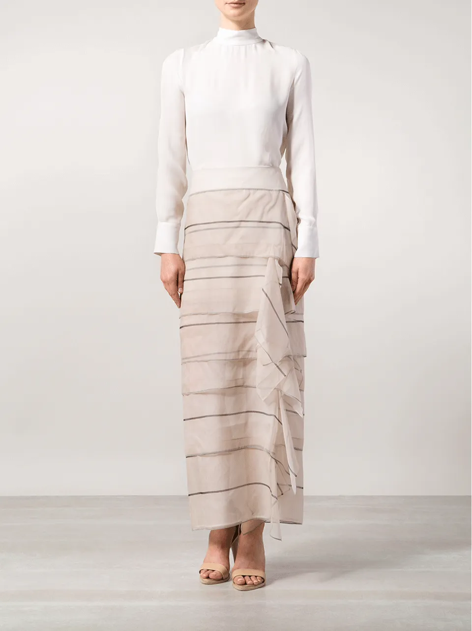 Layered Stripe Skirt