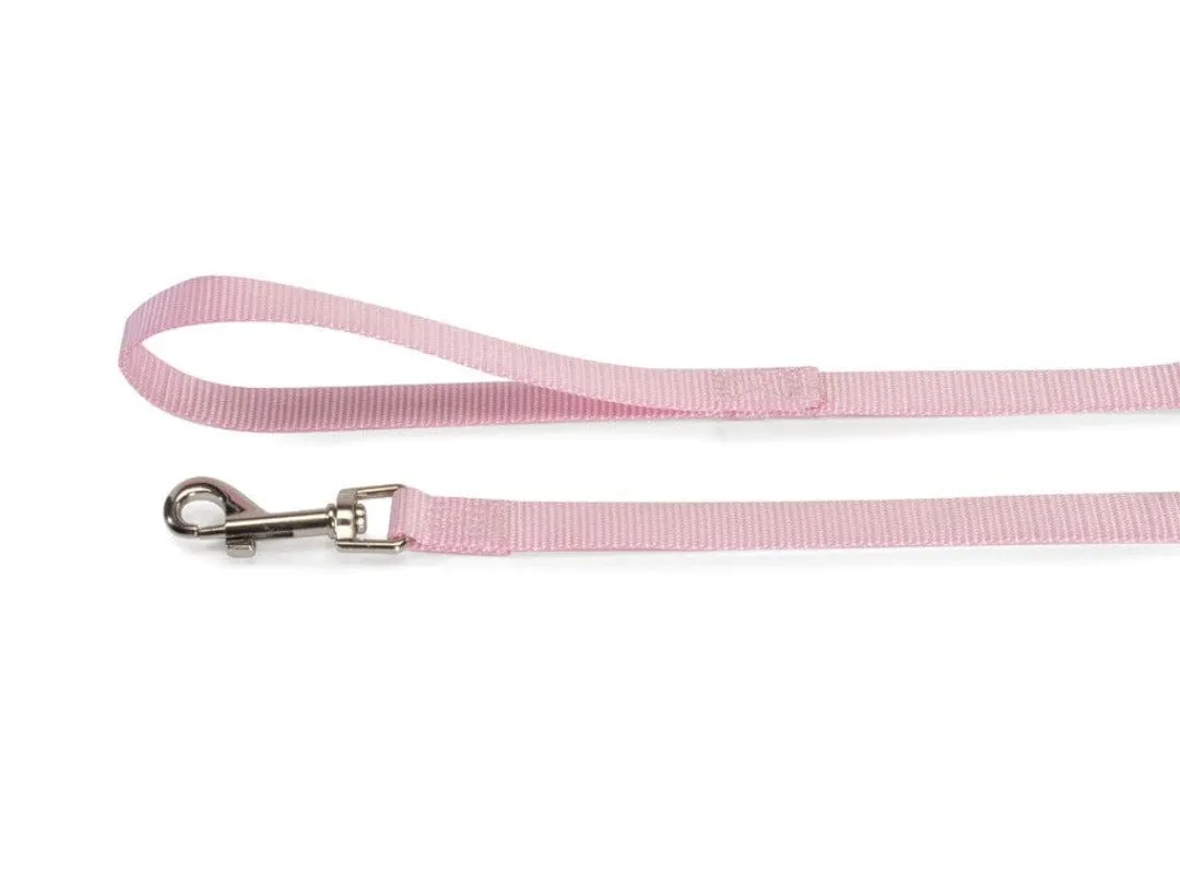 Leash - 15x1200mm - grey/pink