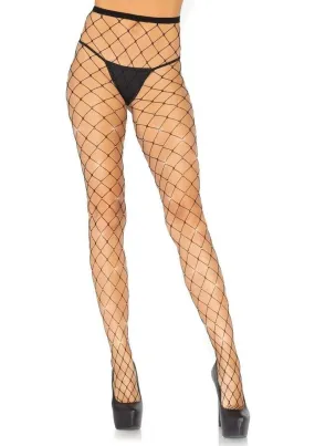 Leg Avenue Indescent Rhinestone Fence Net Tights