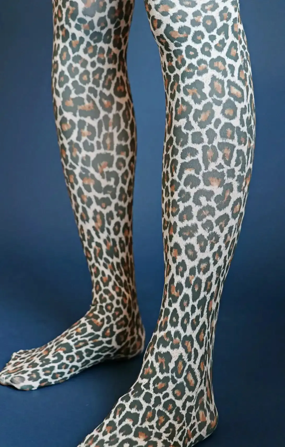 Leopard Pattered Tights