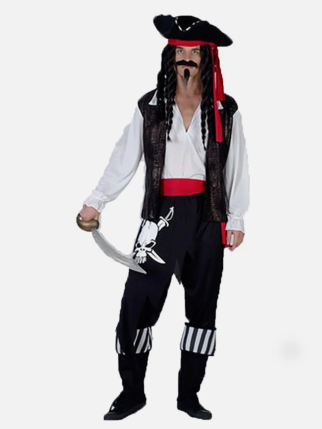 Little Surprise Box Pirates theme Adults Halloween Costume Dress Up - one size