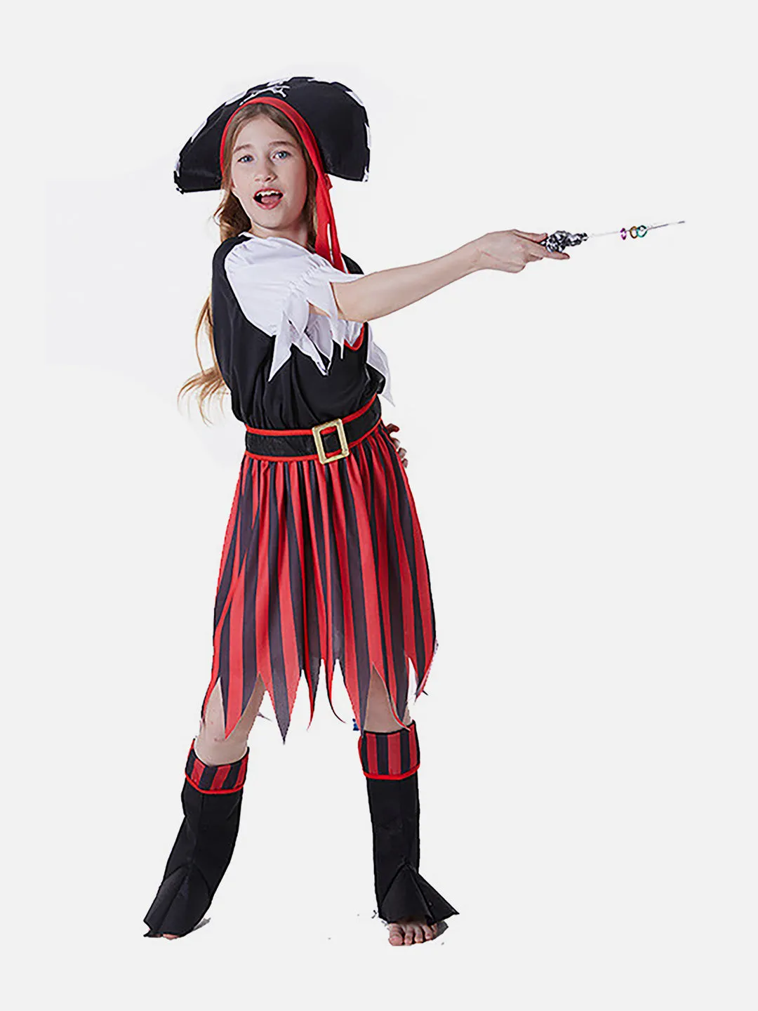 Little Surprise Box Pirates Theme Kids Halloween Costume Dress Up for Girls