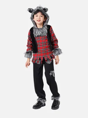 Little Surprise Box Werewolf Theme Kids Halloween Costume Dress Up