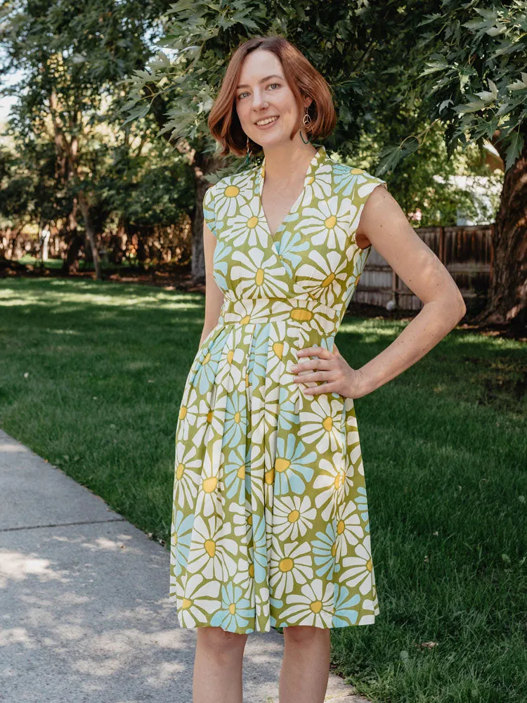 Lucille Dress - Pear Flowers