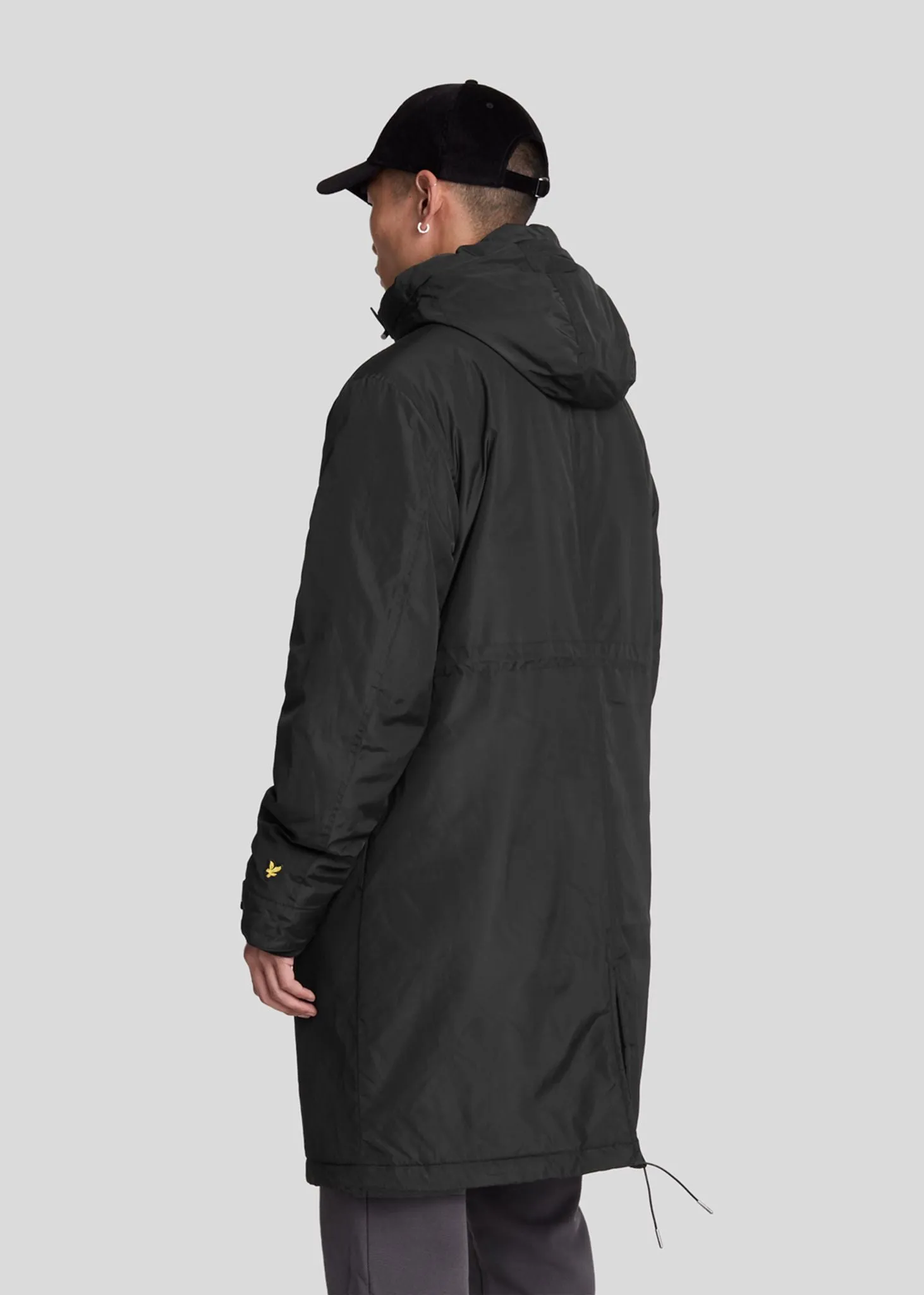 Lyle and Scott Longline parka - jet black