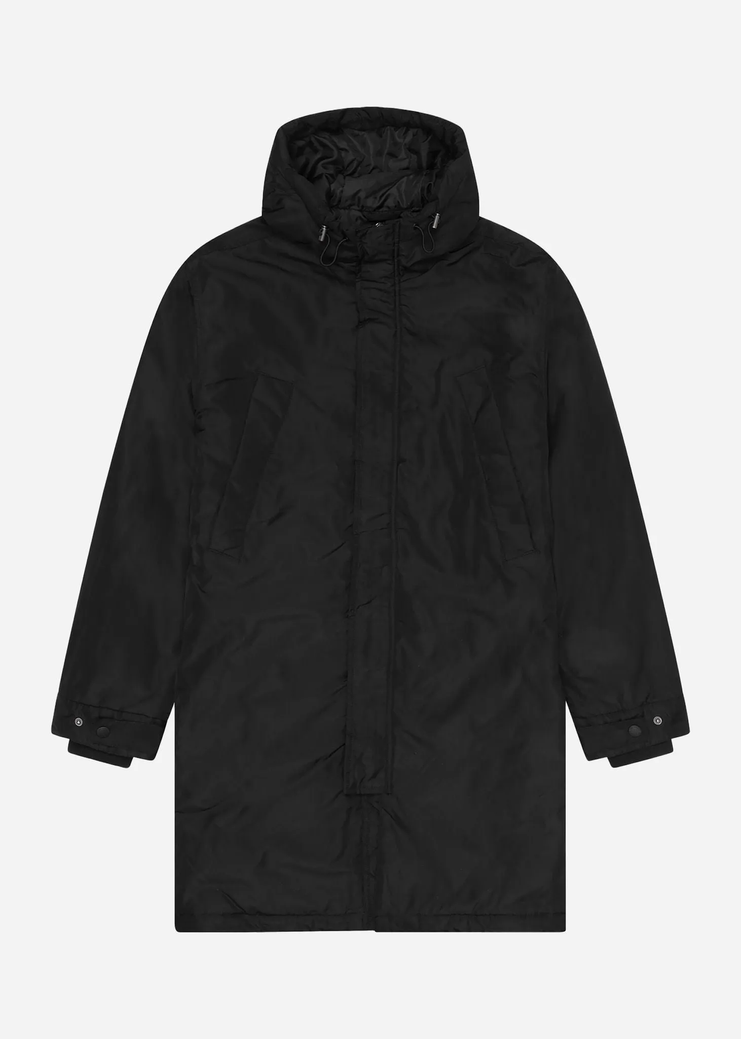 Lyle and Scott Longline parka - jet black