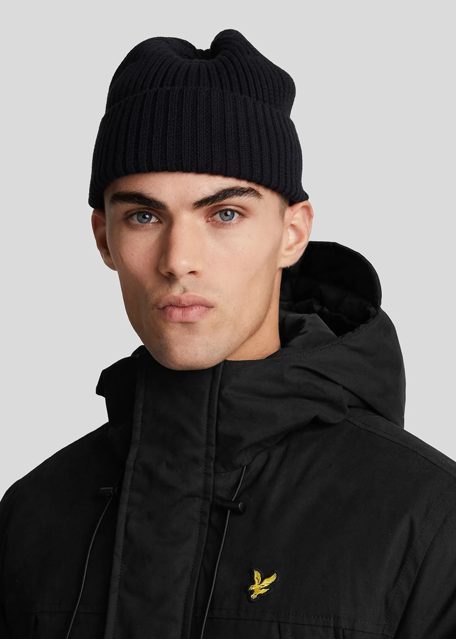 Lyle and Scott Microfleece parka 2.0 - jet black