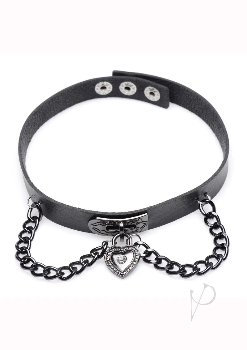 Ma Gothic Heart Chain Choker