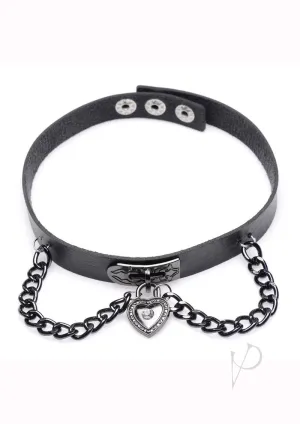 Ma Gothic Heart Chain Choker