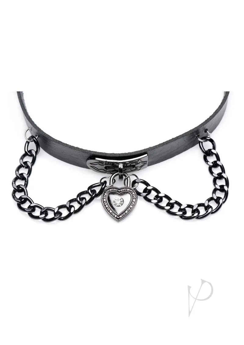 Ma Gothic Heart Chain Choker