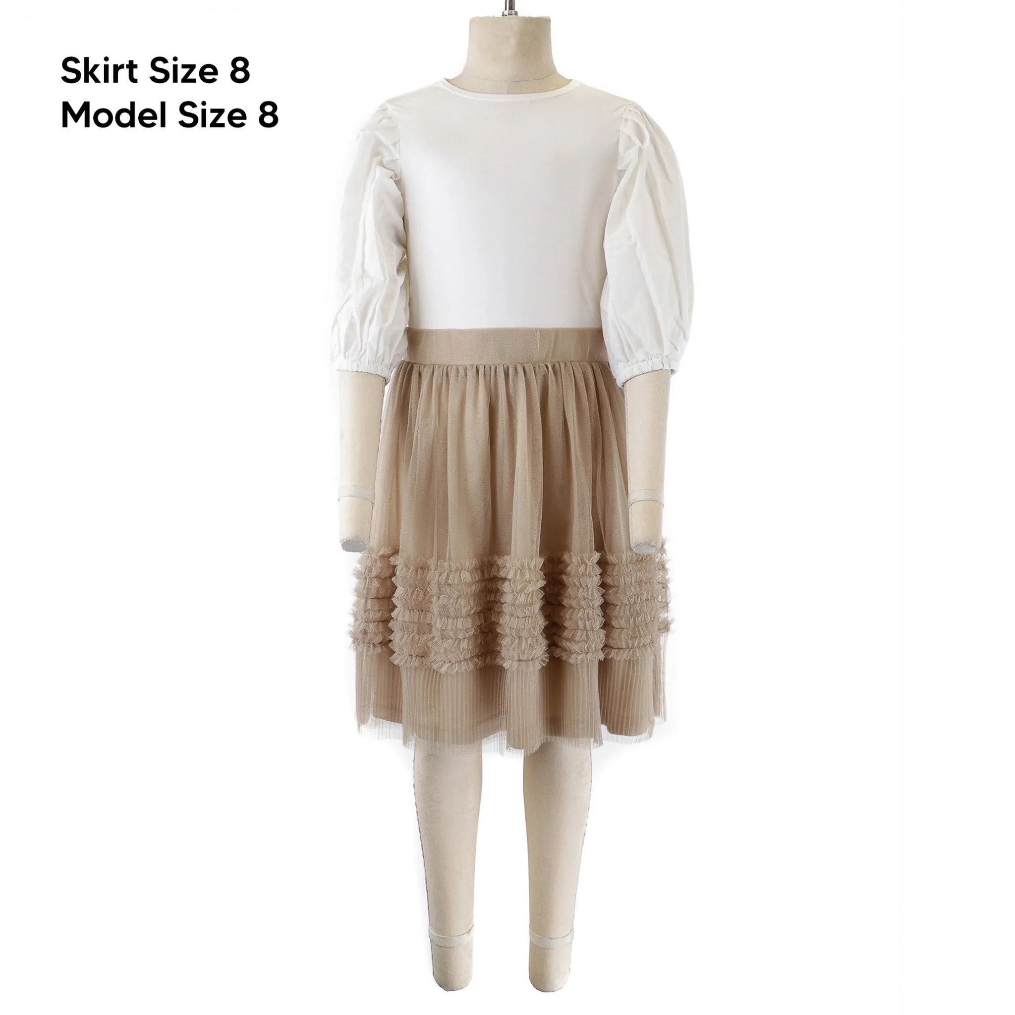 Melange Layered Tulle Skirt