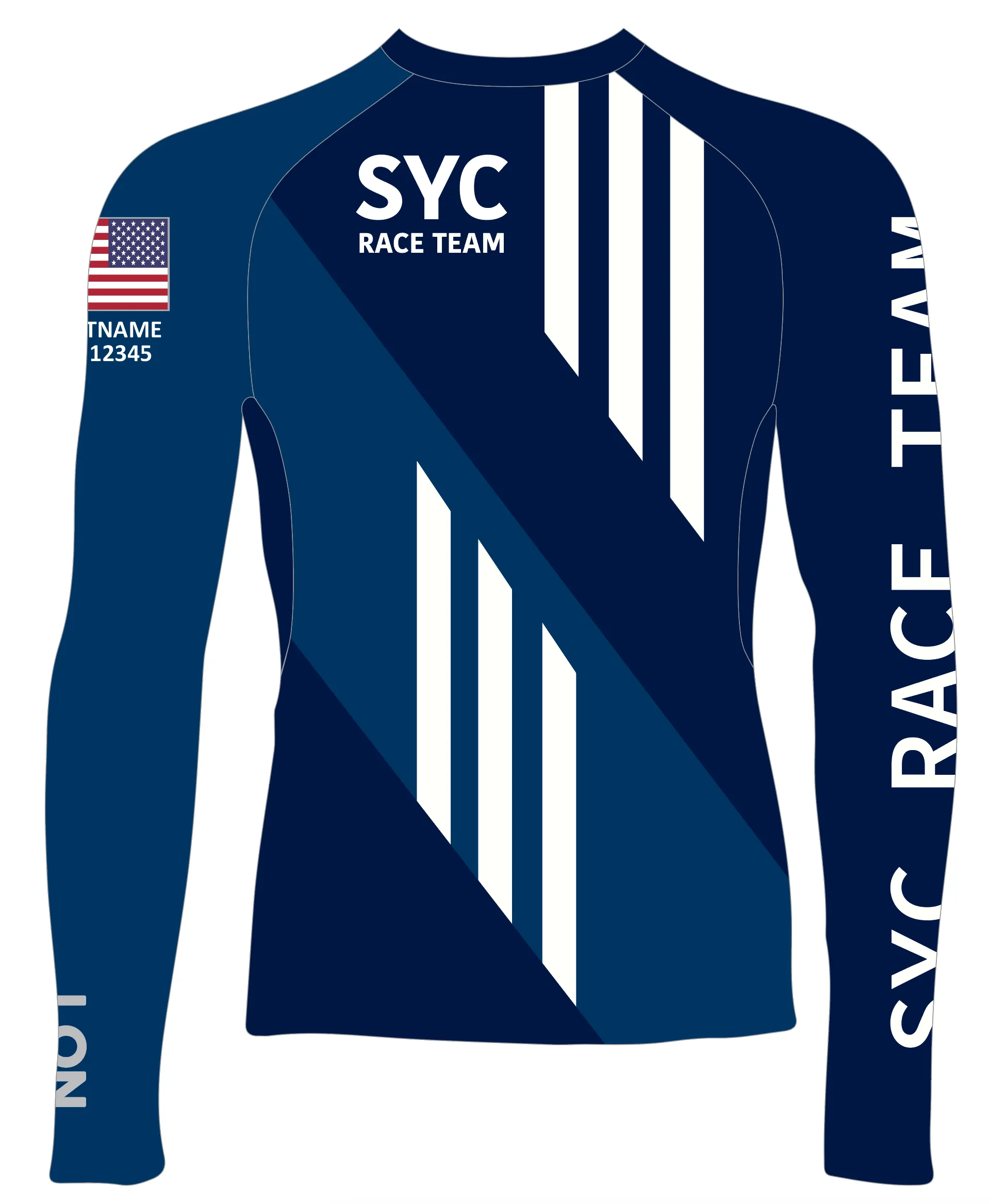 MEN TECH-TEE TOP LONG SLEEVE NAVY | SOUTHERN YACHT CLUB | PSNLZ'D