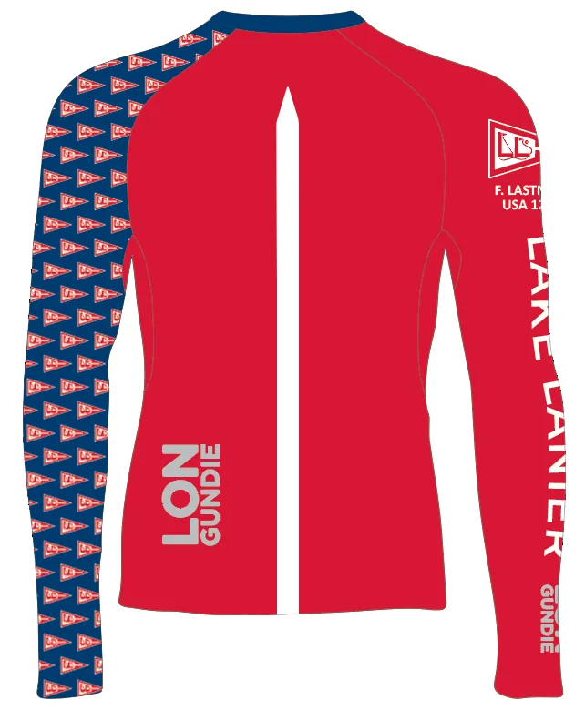 MEN TECH-TEE TOP LONG SLEEVE RED | LAKE LANIER SAILING CLUB | PSNLZ'D