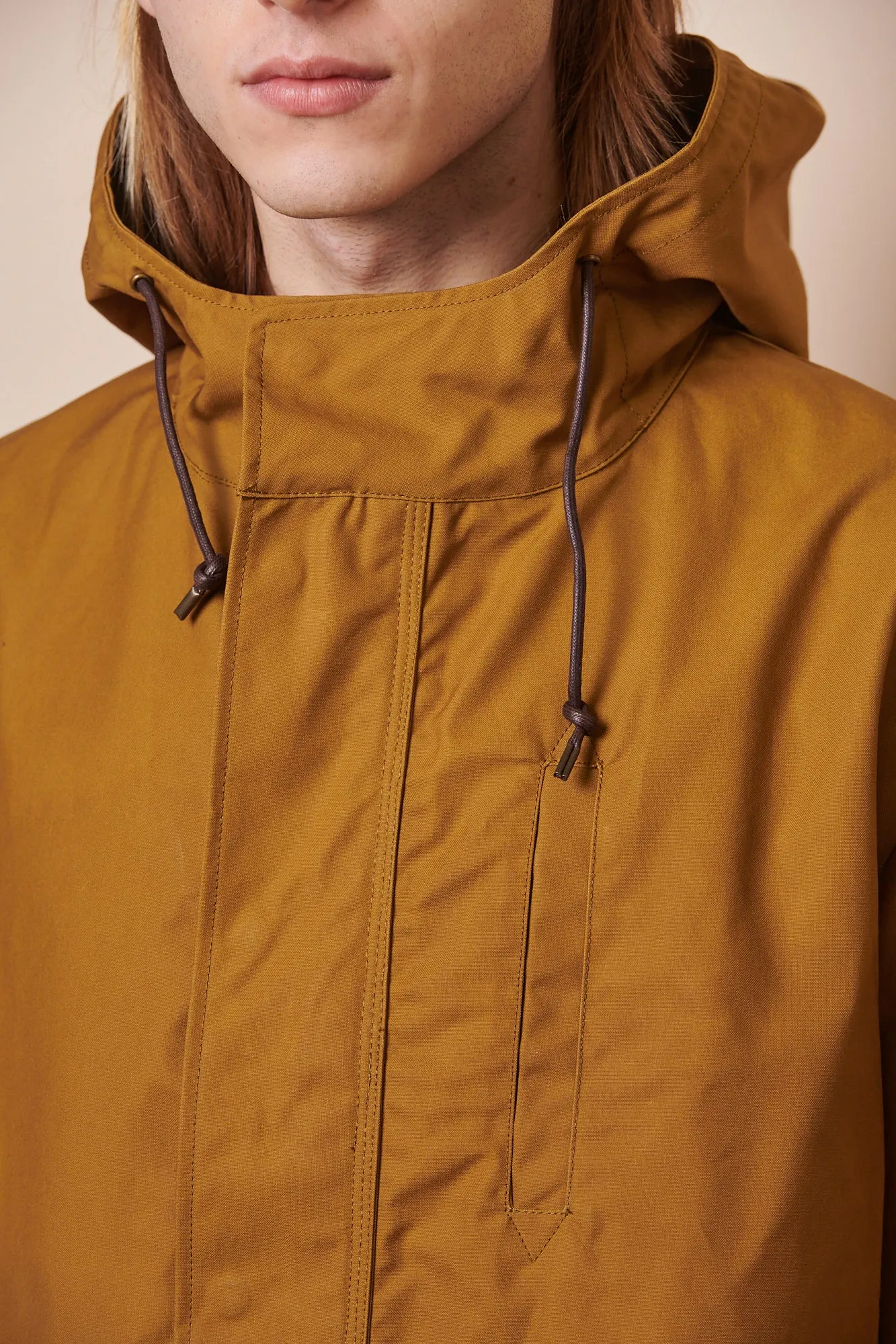 Men's Waxed Mountain Parka - Tan