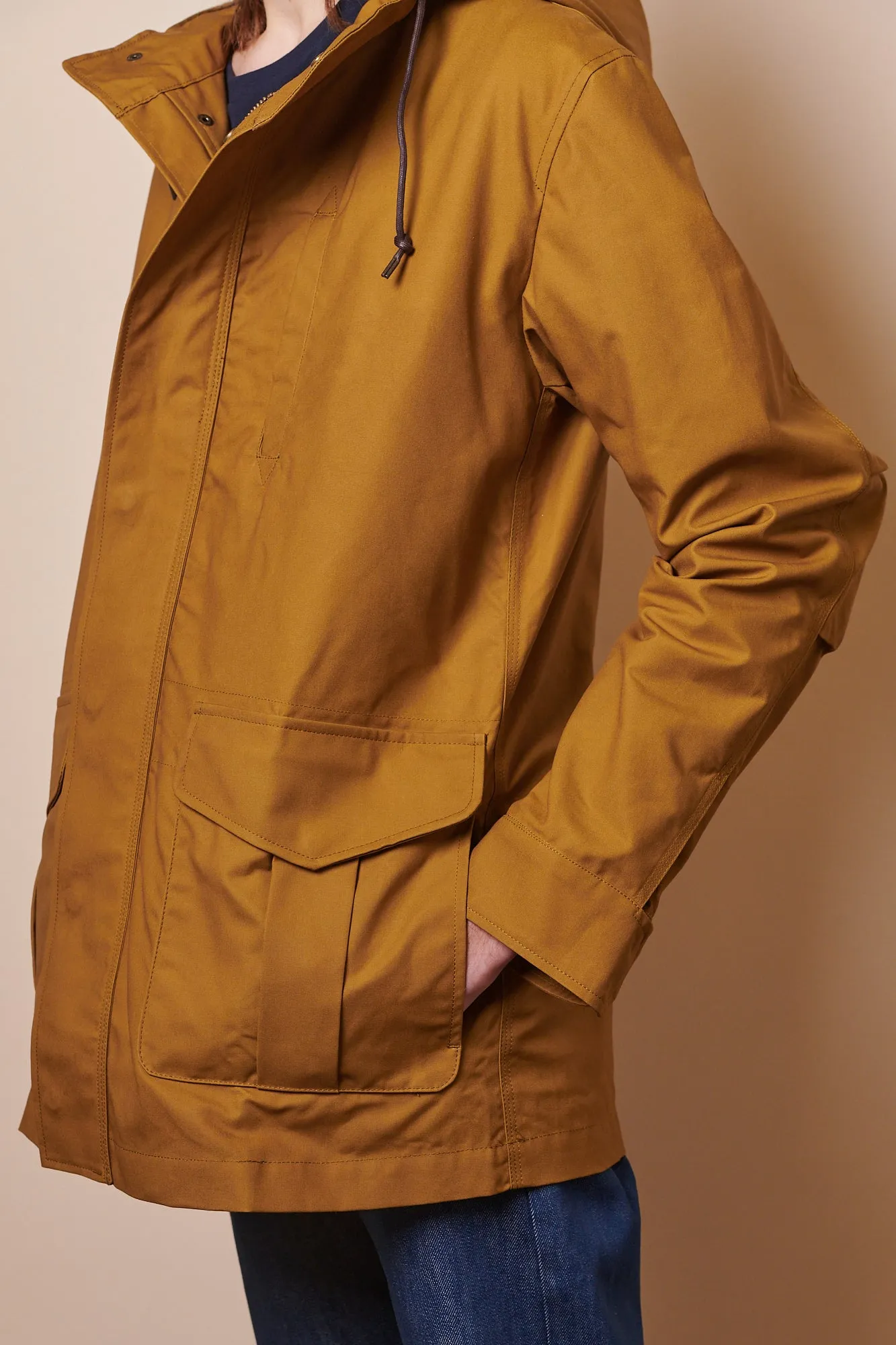 Men's Waxed Mountain Parka - Tan