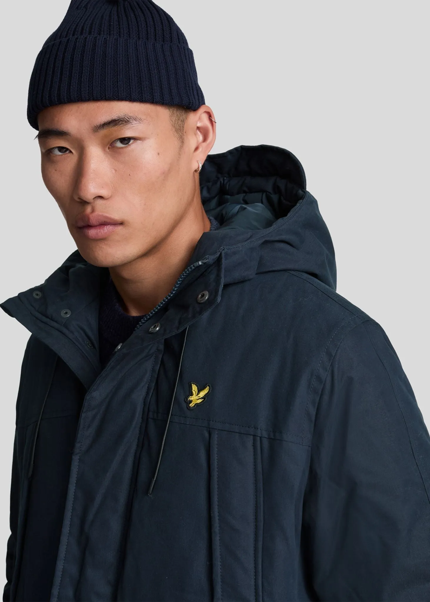 Microfleece parka 2.0 - dark navy