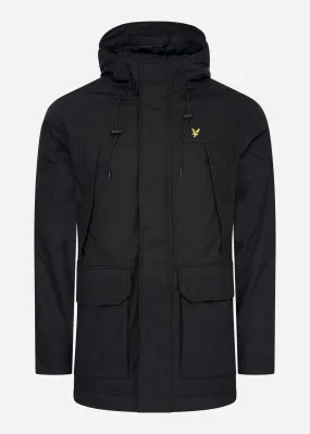 Microfleece parka 2.0 - jet black