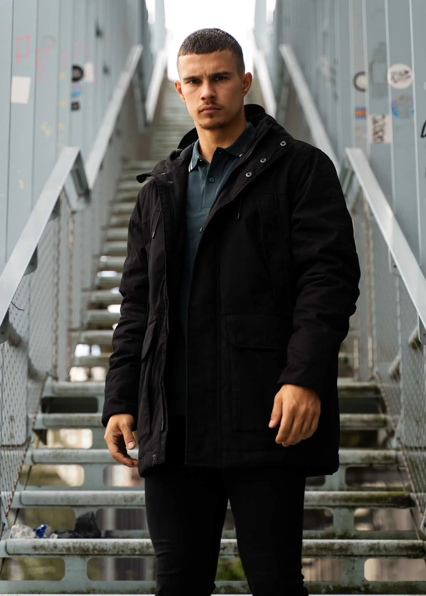 Microfleece parka 2.0 - jet black