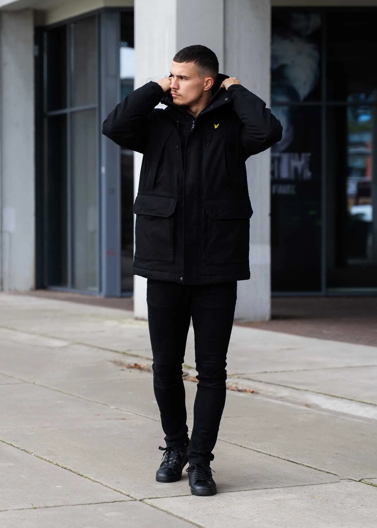 Microfleece parka 2.0 - jet black