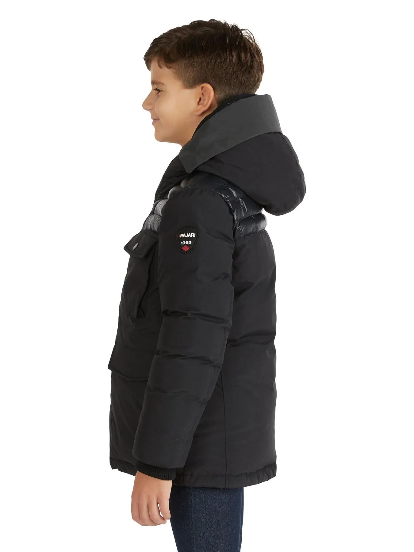 Mikkel Boys' Mixed-Media Parka